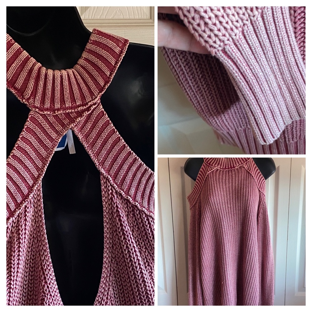 Free People NWOT Half Moon Sweater-All Washed Out💝 - Picture 5 of 8